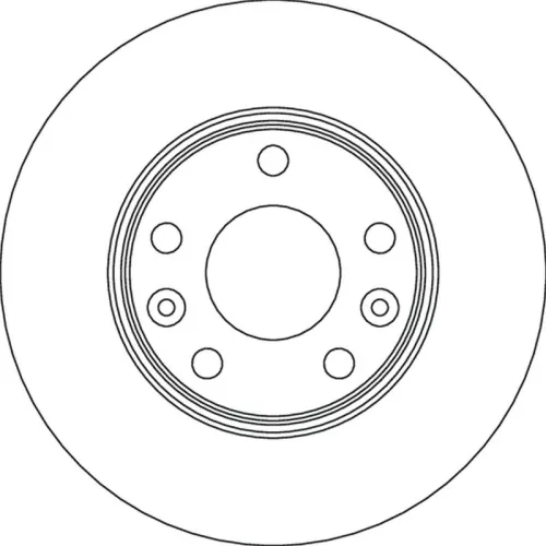 Remschijf TRW DF4637)