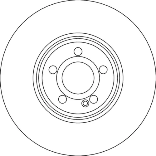 Remschijf TRW DF6896S)