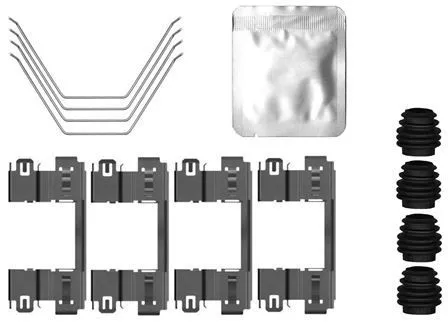 Accessoirekit, schijfremblokken TEXTAR 82558600)