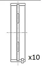 Krukaslager FAI AutoParts BM1025-STD)