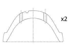 Drukring, krukas FAI AutoParts BT3013-STD)