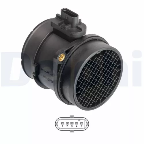Luchtmassastroomsensor DELPHI AF10770-12B1)