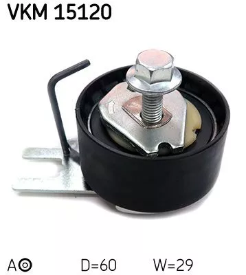 Tensioner Pulley, timing belt SKF VKM 15120)