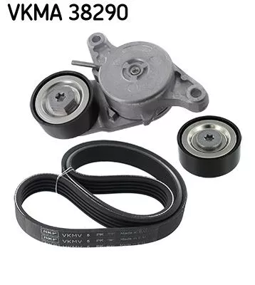 V-geribbelde riemset SKF VKMA 38290)