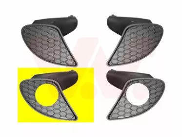Ventilatierooster, bumper VAN WEZEL 0148594)