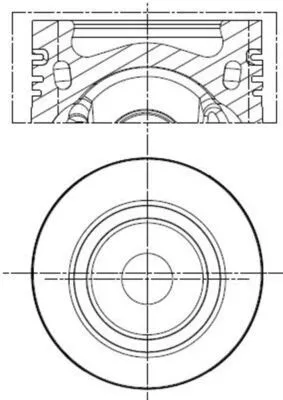 Zuiger MAHLE 028 PI 00141 000)