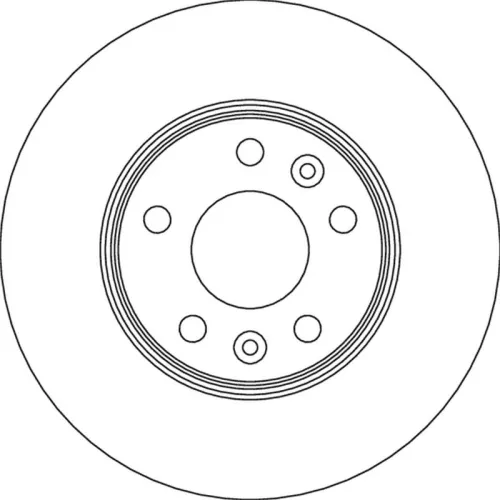 Remschijf TRW DF6720S)