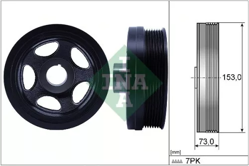 Riempoelie, krukas Schaeffler INA 544 0183 10)