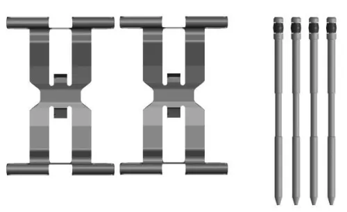 Accessoirekit, schijfremblokken TEXTAR 82559000)