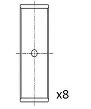 Drijfstanglager FAI AutoParts BB2063-025)