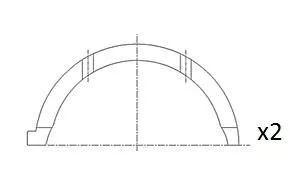 Drukring, krukas FAI AutoParts BT3000-STD)
