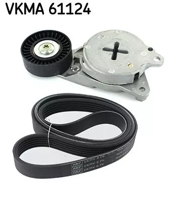 V-geribbelde riemset SKF VKMA 61124)