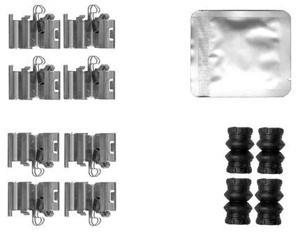 Accessoirekit, schijfremblokken TEXTAR 82561200)