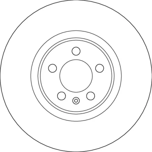 Remschijf TRW DF6797S)