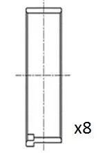 Drijfstanglager FAI AutoParts BB2070-STD)