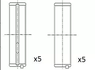 Krukaslager FAI AutoParts BM1028-STD)