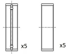 Krukaslager FAI AutoParts BM1041-STD)