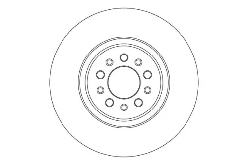 Remschijf TRW DF6837S)