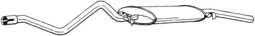 Achterdemper BOSAL 282-205)