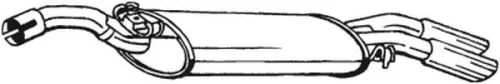 Achterdemper BOSAL 233-381)