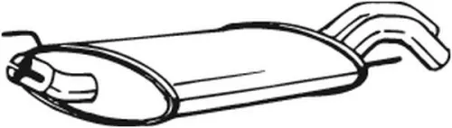 Achterdemper BOSAL 233-715)