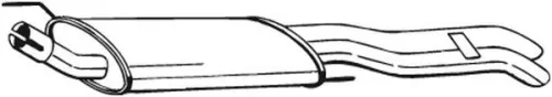 Achterdemper BOSAL 233-229)