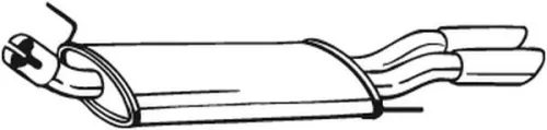 Achterdemper BOSAL 233-731)