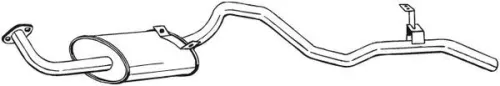 Achterdemper BOSAL 286-039)