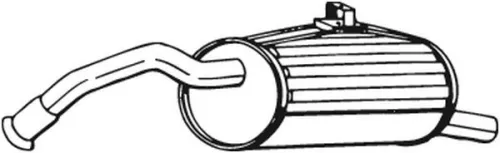 Achterdemper BOSAL 228-205)