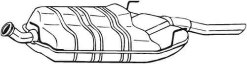 Achterdemper BOSAL 215-829)
