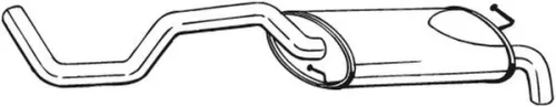 Achterdemper BOSAL 278-853)