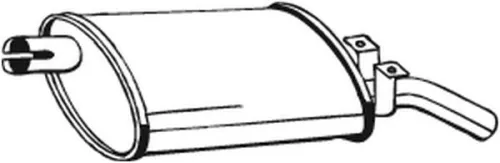 Achterdemper BOSAL 200-953)