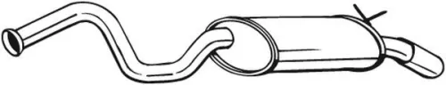 Achterdemper BOSAL 278-639)