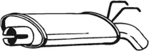 Achterdemper BOSAL 200-499)