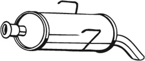 Achterdemper BOSAL 190-005)