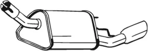 Achterdemper BOSAL 185-343)
