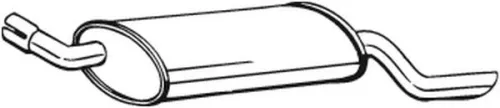 Achterdemper BOSAL 185-439)