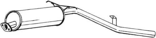 Achterdemper BOSAL 281-077)