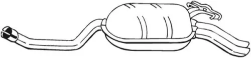 Achterdemper BOSAL 278-179)
