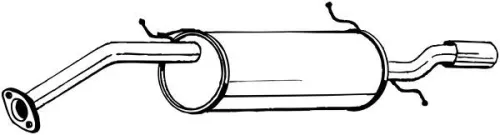 Achterdemper BOSAL 278-077)