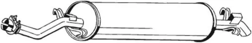 Achterdemper BOSAL 278-093)