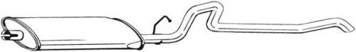 Achterdemper BOSAL 287-183)