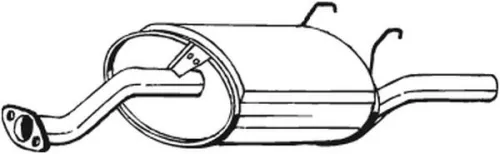 Achterdemper BOSAL 163-727)