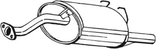Achterdemper BOSAL 163-729)
