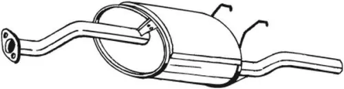 Achterdemper BOSAL 163-121)