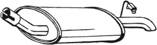 Achterdemper BOSAL 154-929)