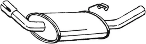 Achterdemper BOSAL 154-801)
