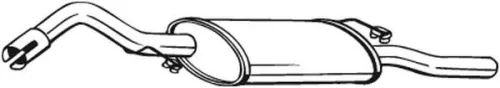 Achterdemper BOSAL 278-581)