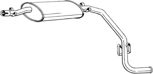 Achterdemper BOSAL 283-685)