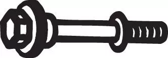 Bolt, exhaust system BOSAL 258-944)